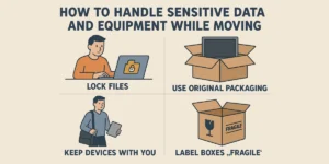How to Handle Sensitive Data and Equipment While Moving