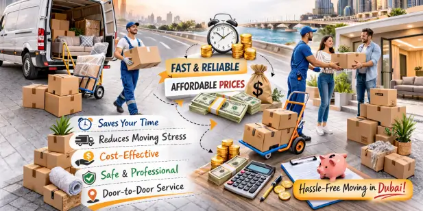 Professional man with van service in Dubai transporting household furniture safely and efficiently across the city.