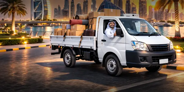 1 ton pickup rental in Dubai and surrounding areas