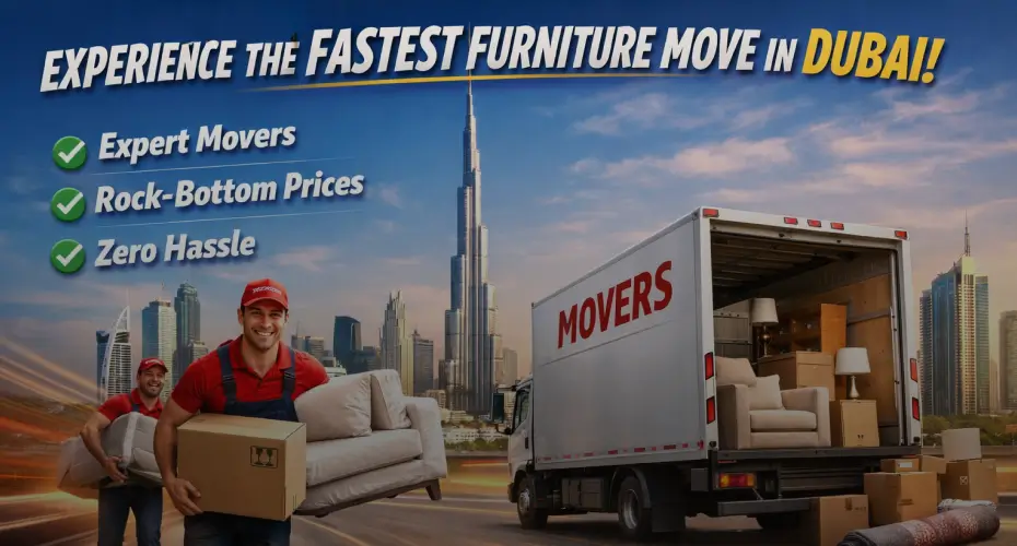 Professional furniture movers in Dubai ensuring secure and efficient relocation services.